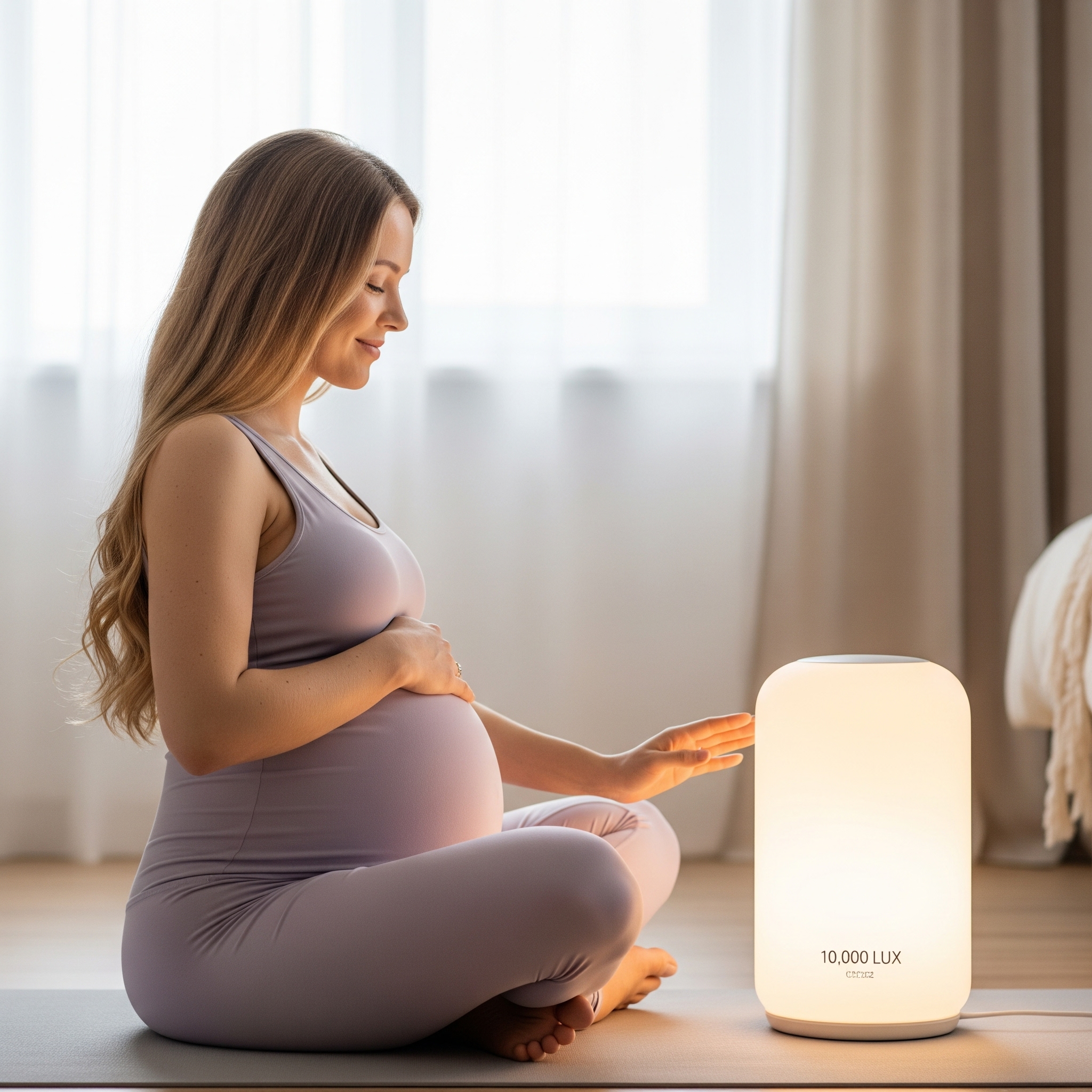 Maternité Sereine : Luminothérapie Grossesse, Allaitement & Post-partum